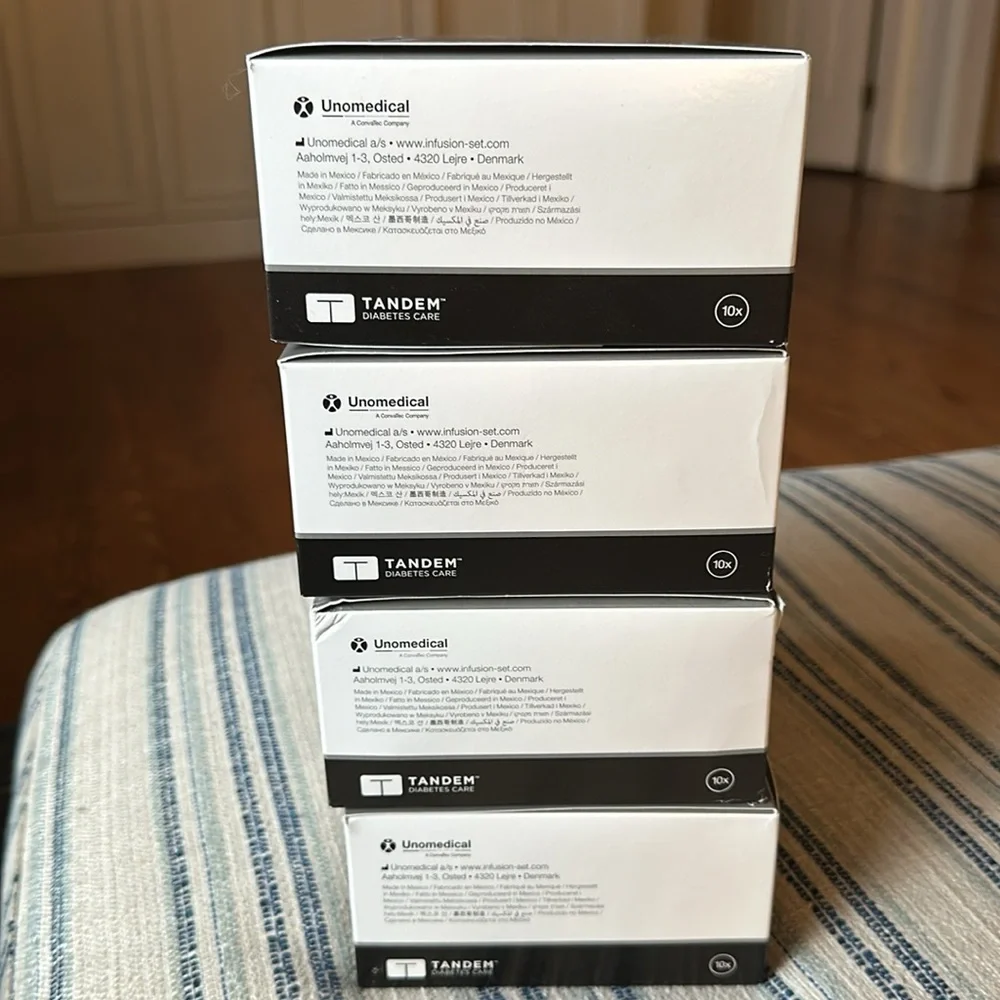 AutoSoft 90 Infusion Sets x 4 boxes 40 total Four month supply Diabetic Tandem - Picture 2 of 5